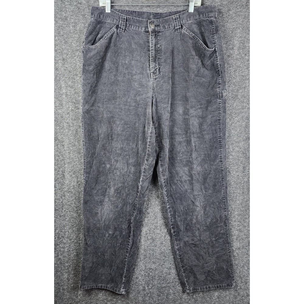 Riveted by Lee Carpenter Pants Women 16M  Corduroy High Rise Vintage 90s Work